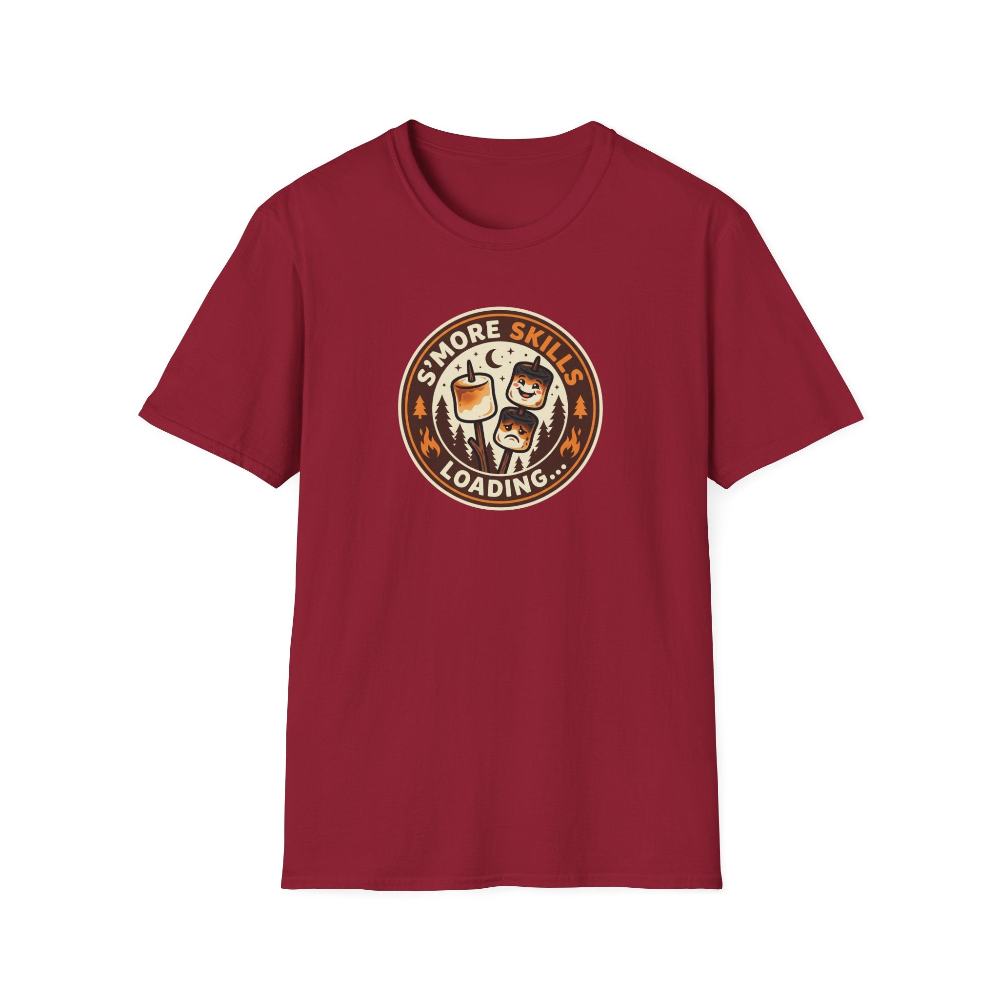 S'more Skills Loading T-Shirt | Camping Marshmallow Graphic Tee