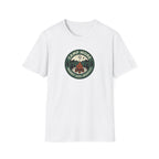 Camp More Campfire Badge T-Shirt | Outdoor Camping Graphic