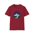 Follow The Quiet Trail Hiking T Shirt | Mountain Night Sky