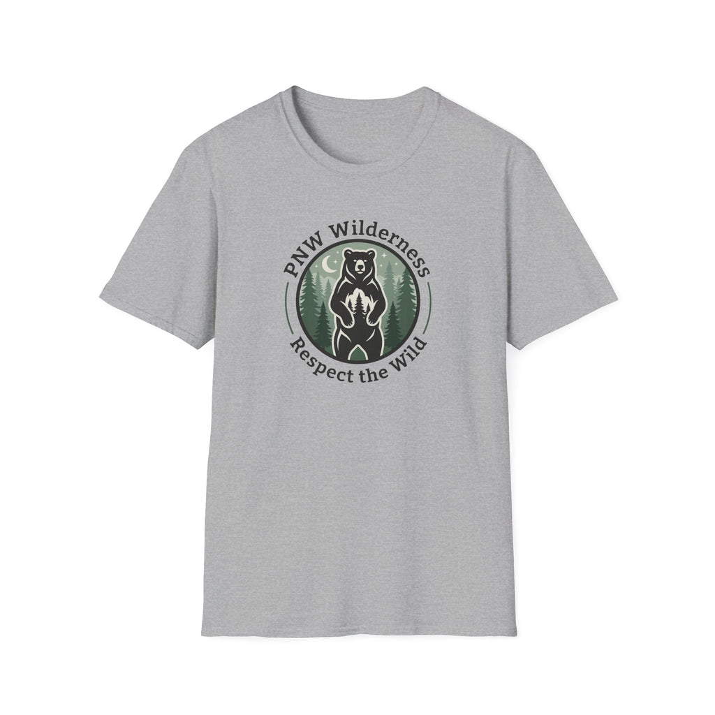 PNW Wilderness Bear Emblem T-Shirt | Respect the Wild