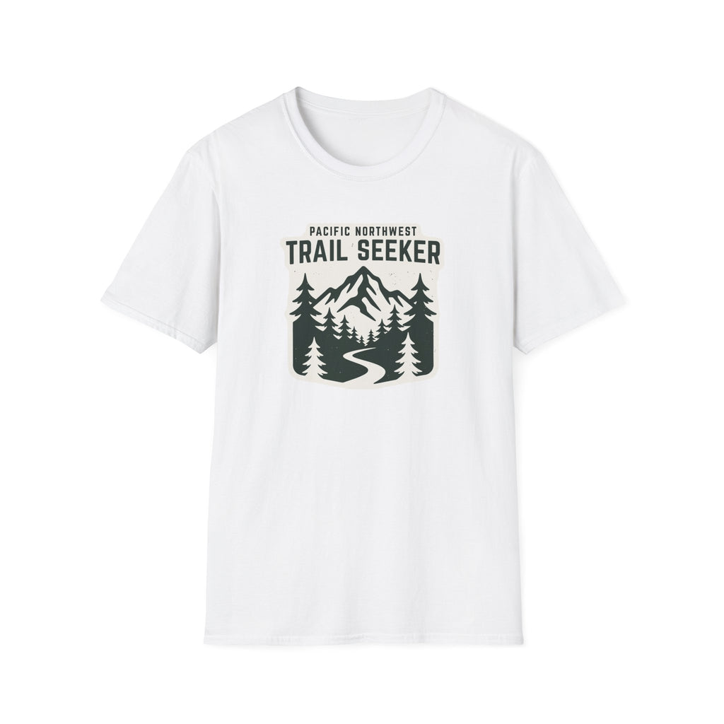 Trail Seeker Mountain Design T-Shirt | Pacific Northwest Hiking Shirt