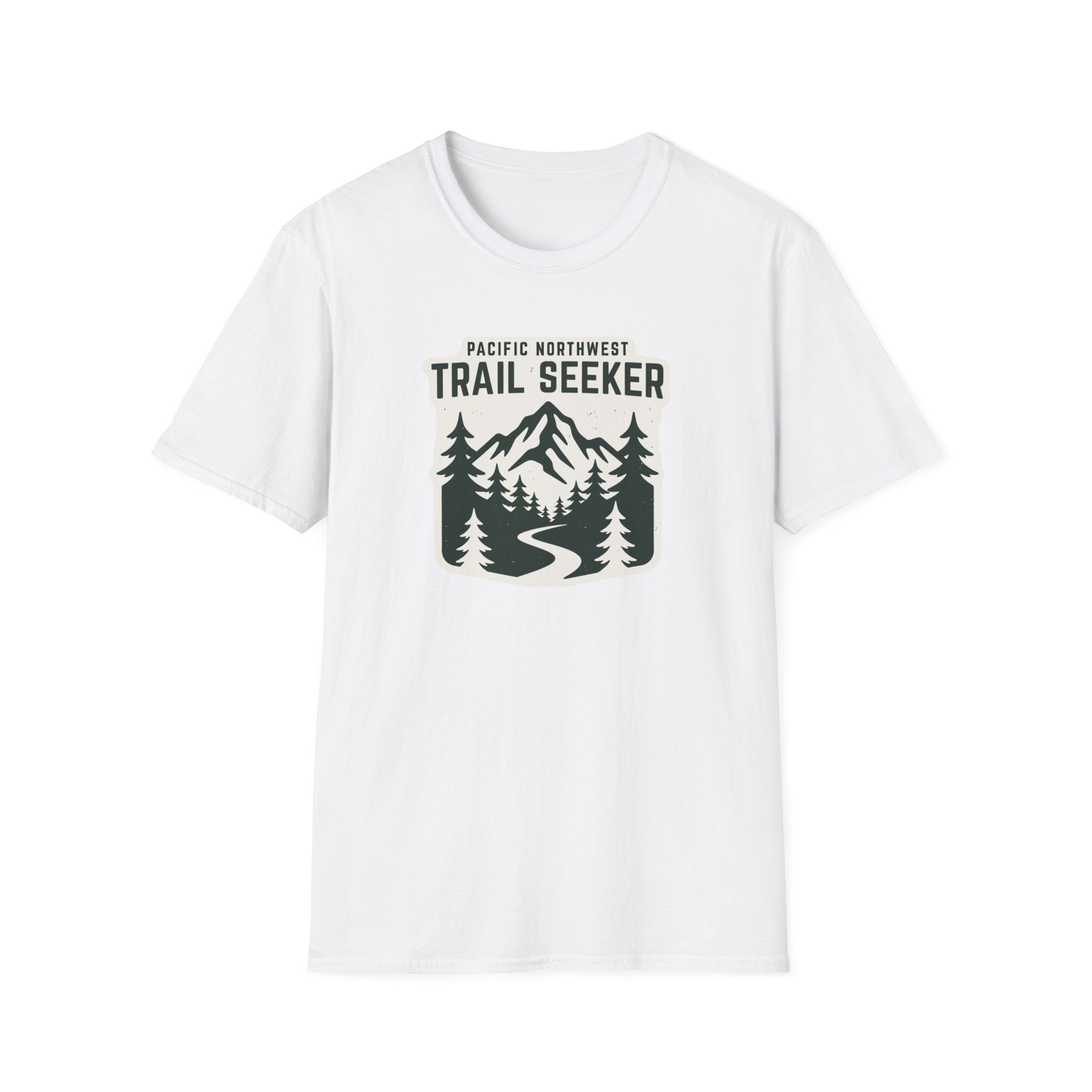 Trail Seeker Mountain Design T-Shirt | Pacific Northwest Hiking Shirt