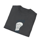 Leave No Trace footprint T-Shirt | Hiking mountain print