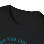 PNW Enjoy the Liquid Sunshine Bigfoot T-Shirt | Rain Umbrella Illustration