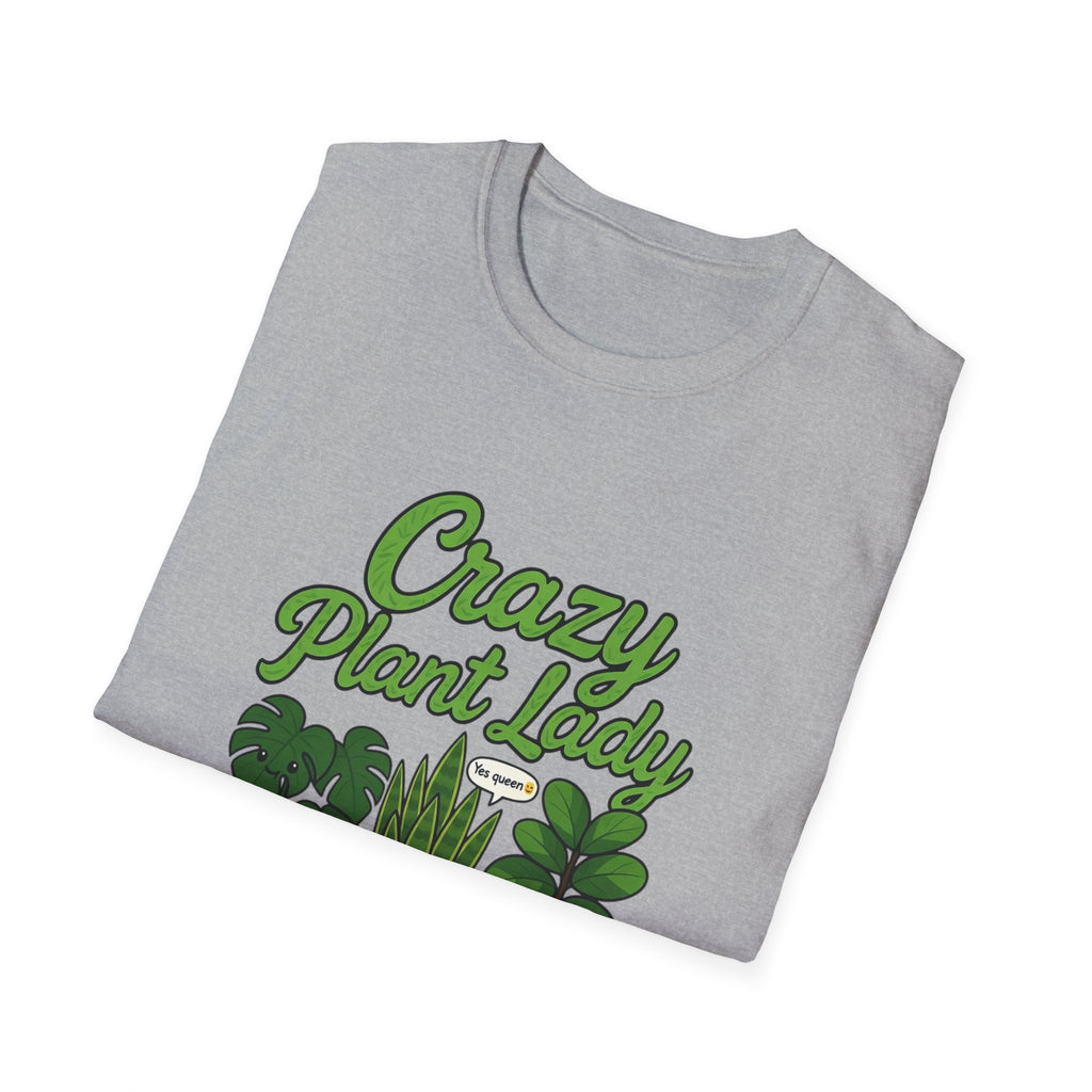 Crazy Plant Lady T-Shirt | Potted Houseplants Graphic Tee
