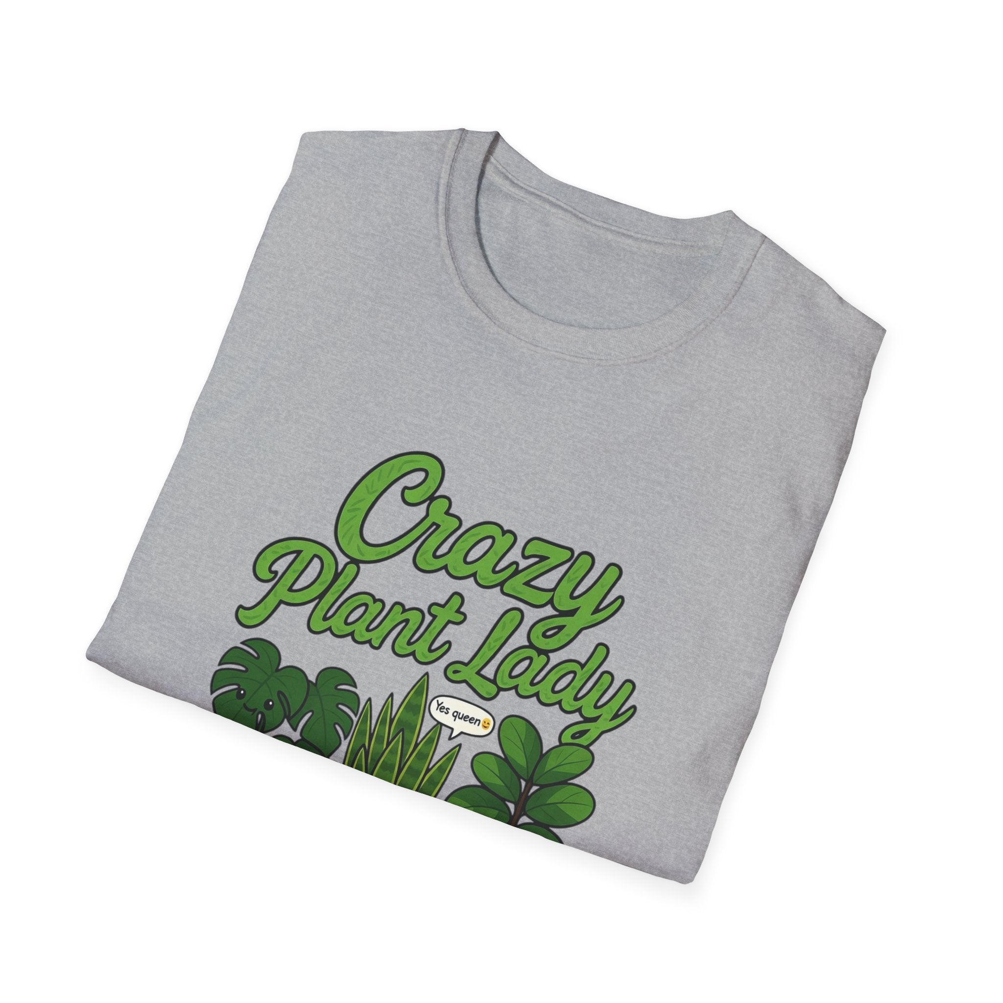 Crazy Plant Lady T-Shirt | Potted Houseplants Graphic Tee