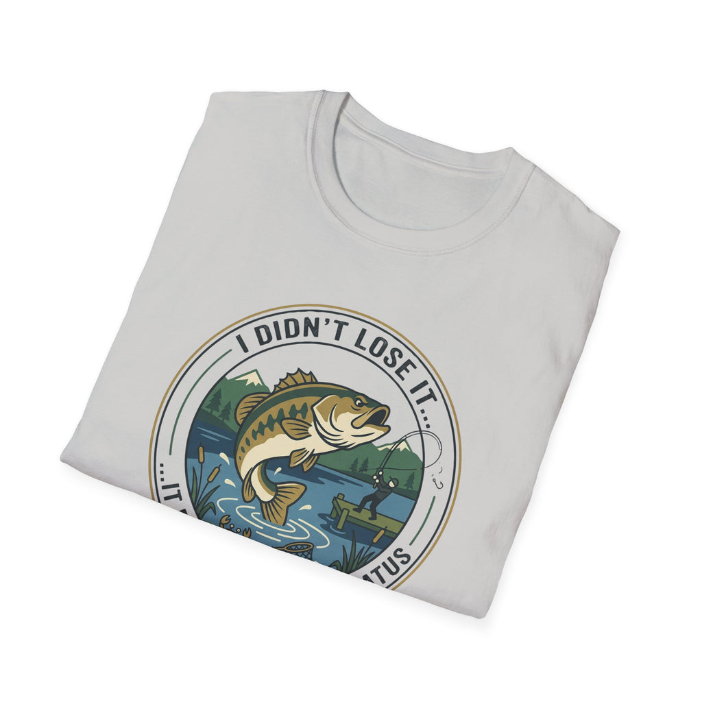 I Didnt Lose It I Escaped Legend Status T-Shirt | Bass Fishing Graphic