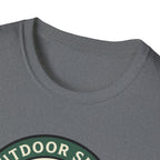 Outdoor Skills Still Pending T-Shirt | Camping Campfire Graphic Shirt