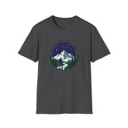 Follow The Quiet Trail Hiking T Shirt | Mountain Night Sky