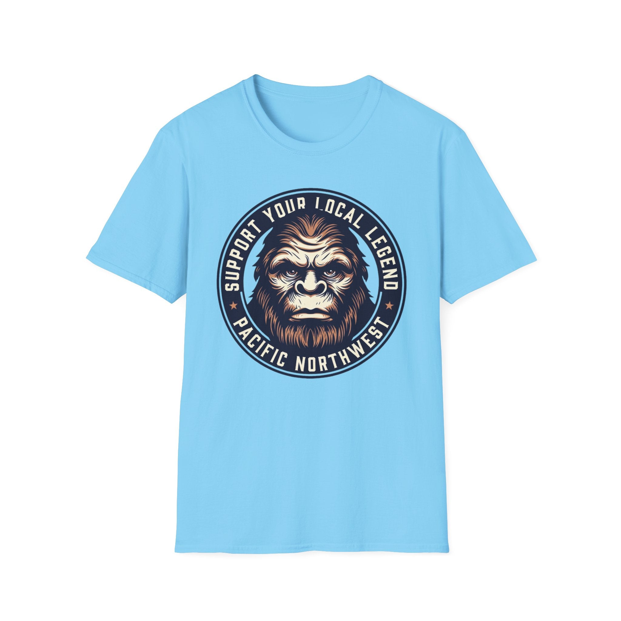Support Your Local Legend Bigfoot T-Shirt | Pacific Northwest Sasquatch Tee