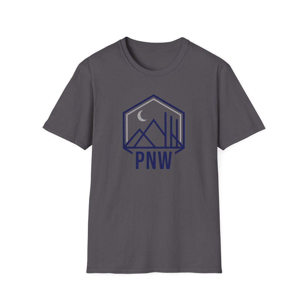 PNW Mountains Tee | Pacific Northwest camping badge