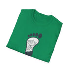 Leave No Trace footprint T-Shirt | Hiking mountain print
