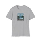 Camp More Wilderness Camping T-Shirt | Lake Mountain Poster Design