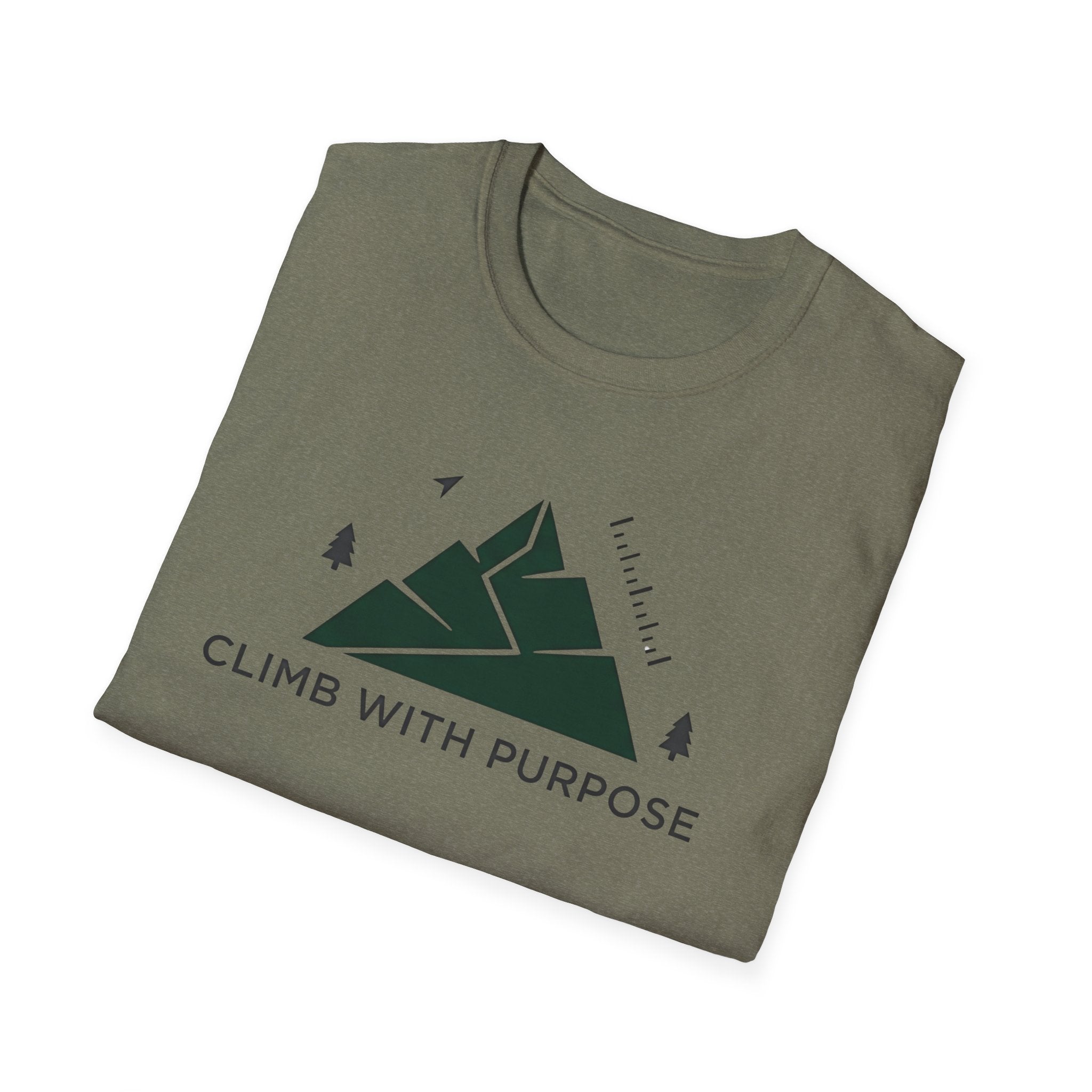 Climb With Purpose T-Shirt | Mountain Graphic Tee