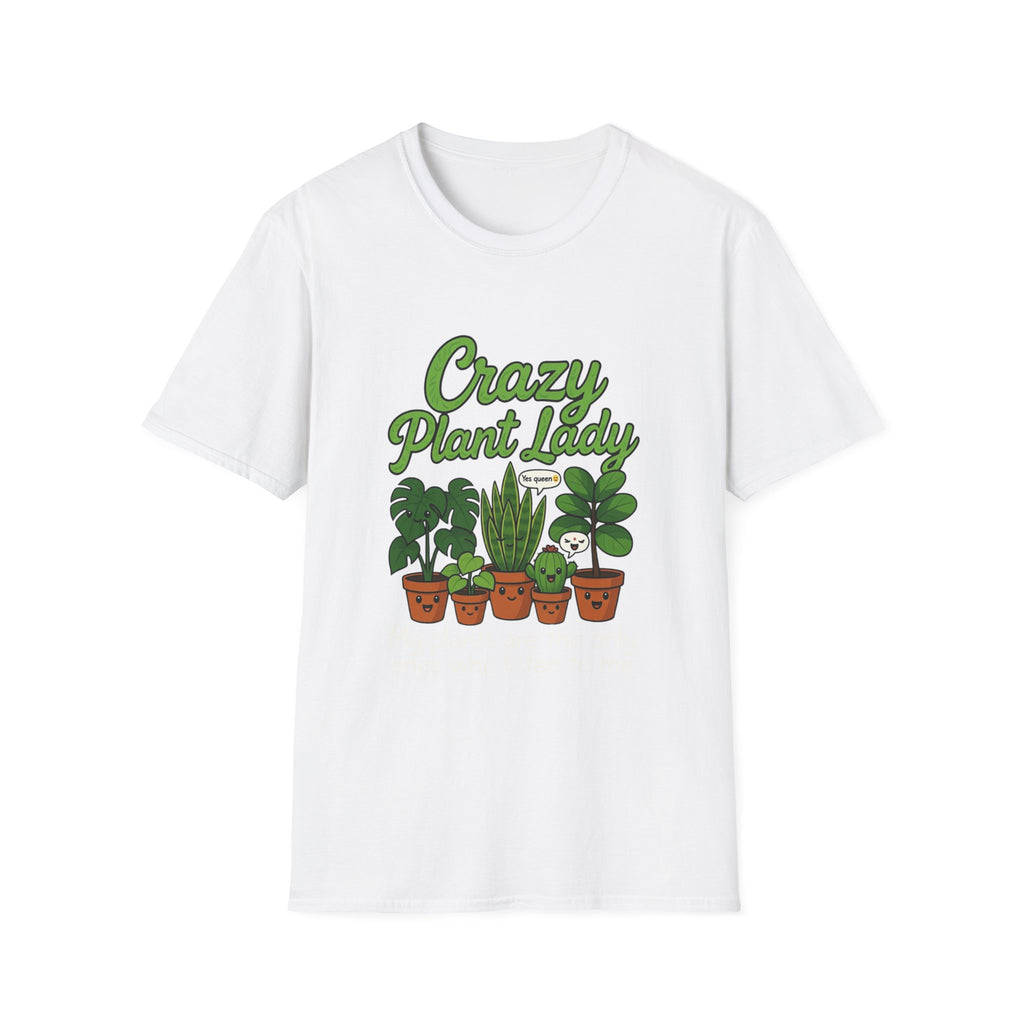 Crazy Plant Lady T-Shirt | Potted Houseplants Graphic Tee