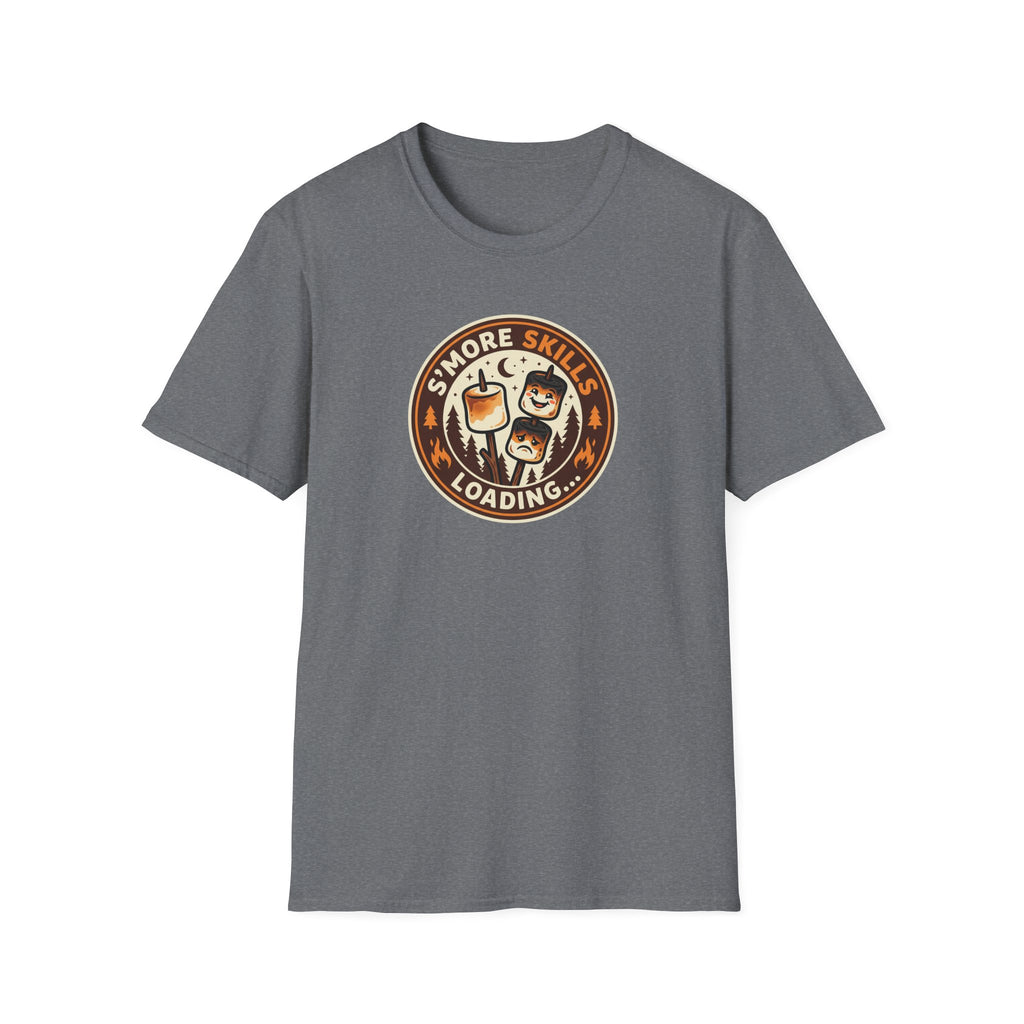 S'more Skills Loading T-Shirt | Camping Marshmallow Graphic Tee