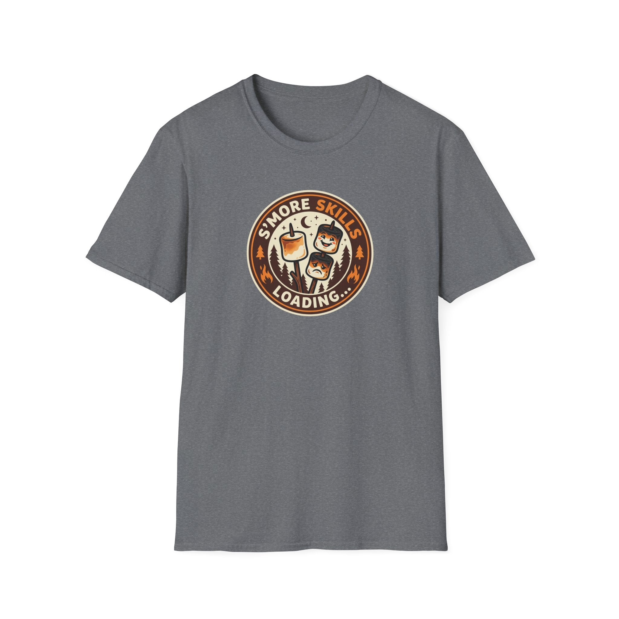 S'more Skills Loading T-Shirt | Camping Marshmallow Graphic Tee