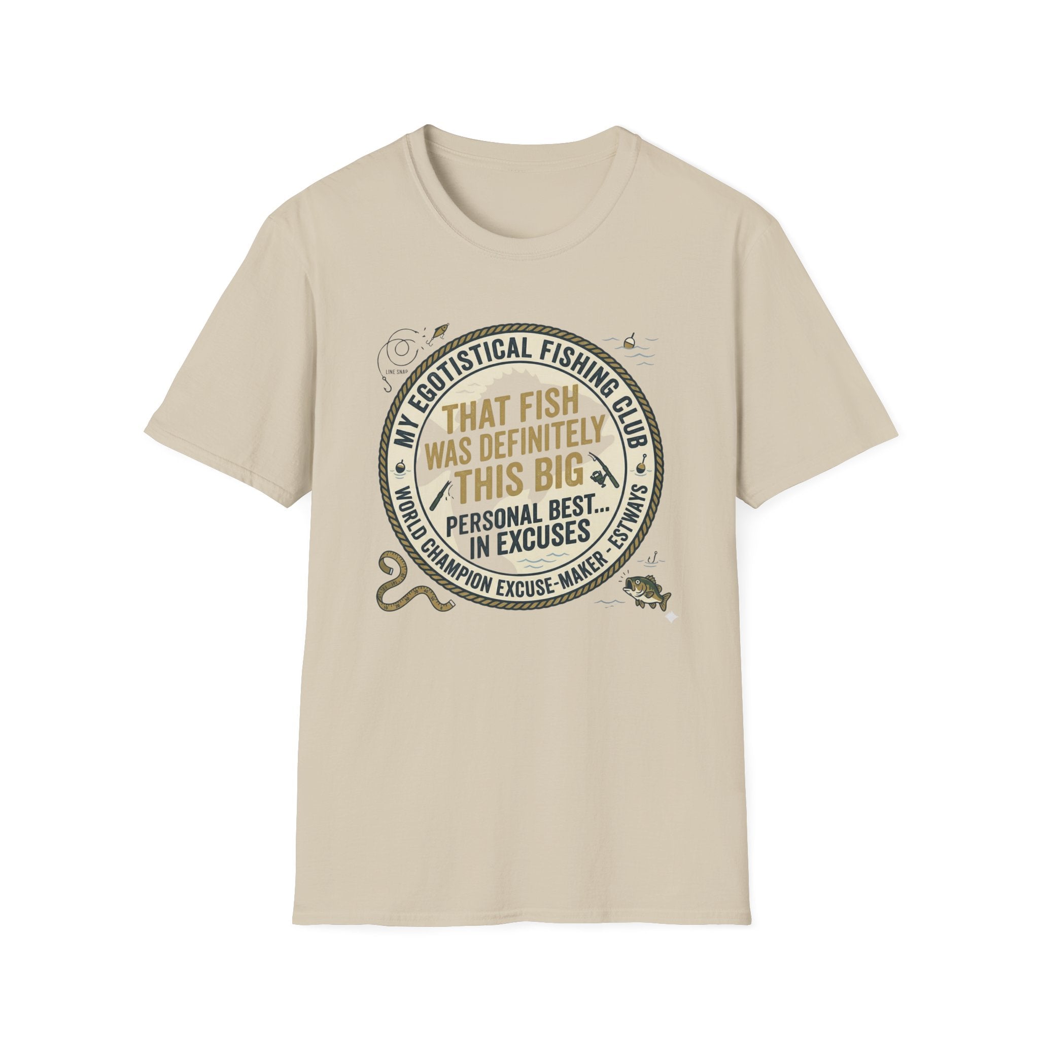 That Fish Was Definitely This Big T-Shirt | Fishing Humor Tee