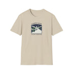 Camped Here Close Enough | T-Shirt, Canoe Lake Camping Graphic