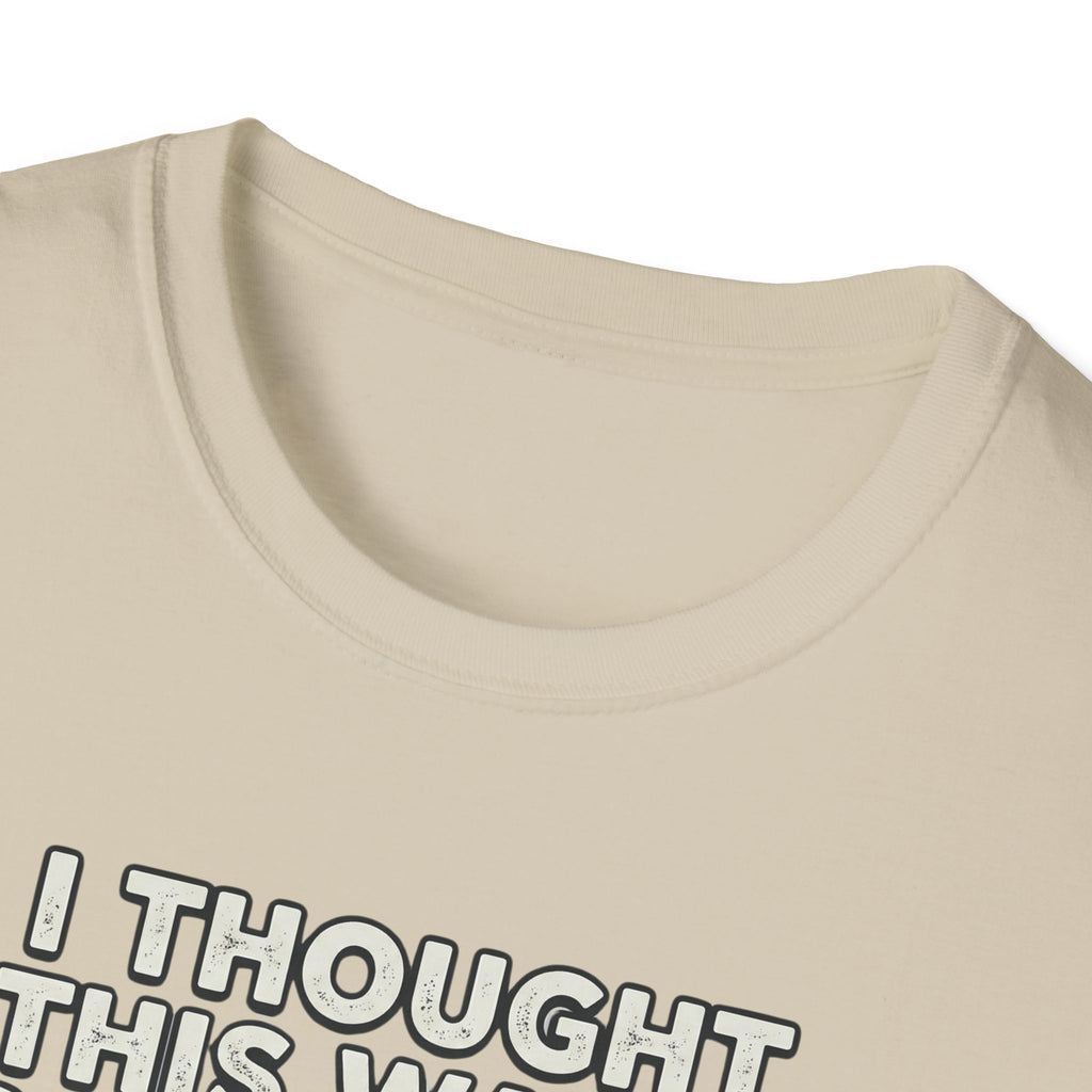 I Thought This Was a Short Hike T-Shirt | Hiking Backpacker Graphic Tee