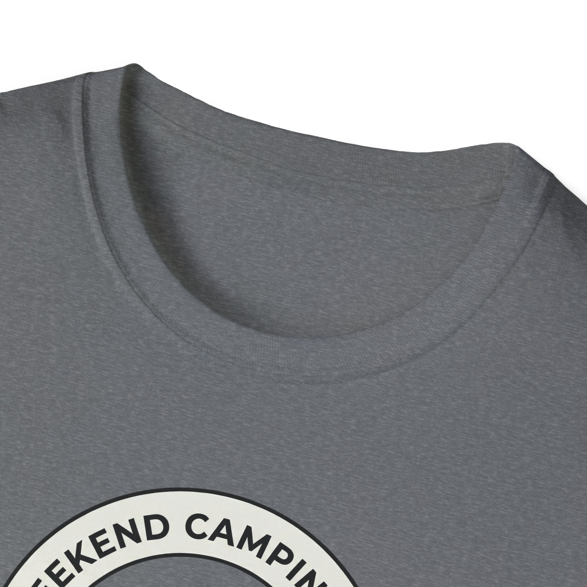Weekend Camping Trip Overpacked As Usual T-Shirt | Camping Badge Tee