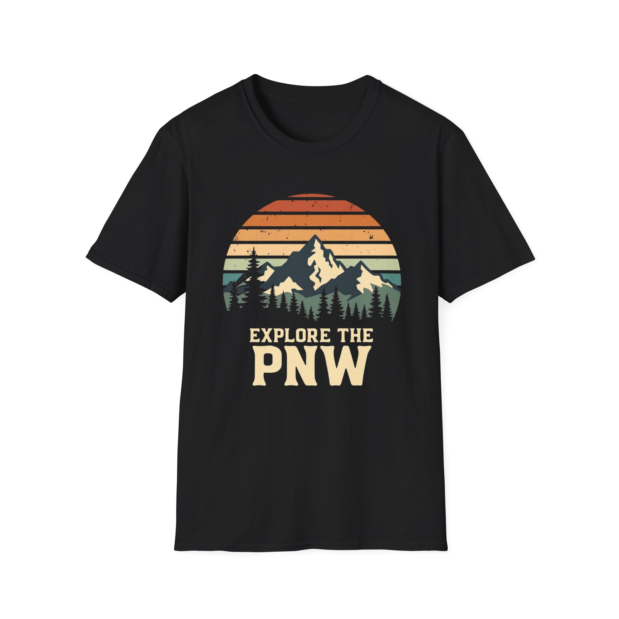 Explore the PNW T-Shirt | Mountain Sunset, Camping, Northwest Adventure
