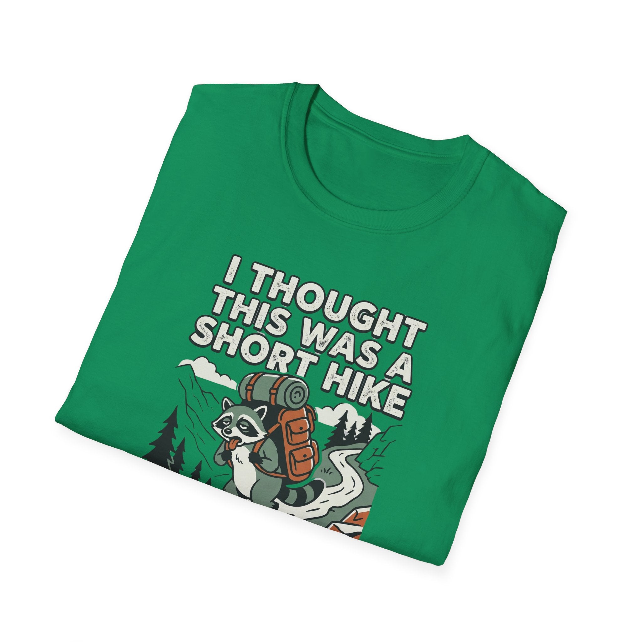 I Thought This Was a Short Hike T-Shirt | Hiking Backpacker Graphic Tee