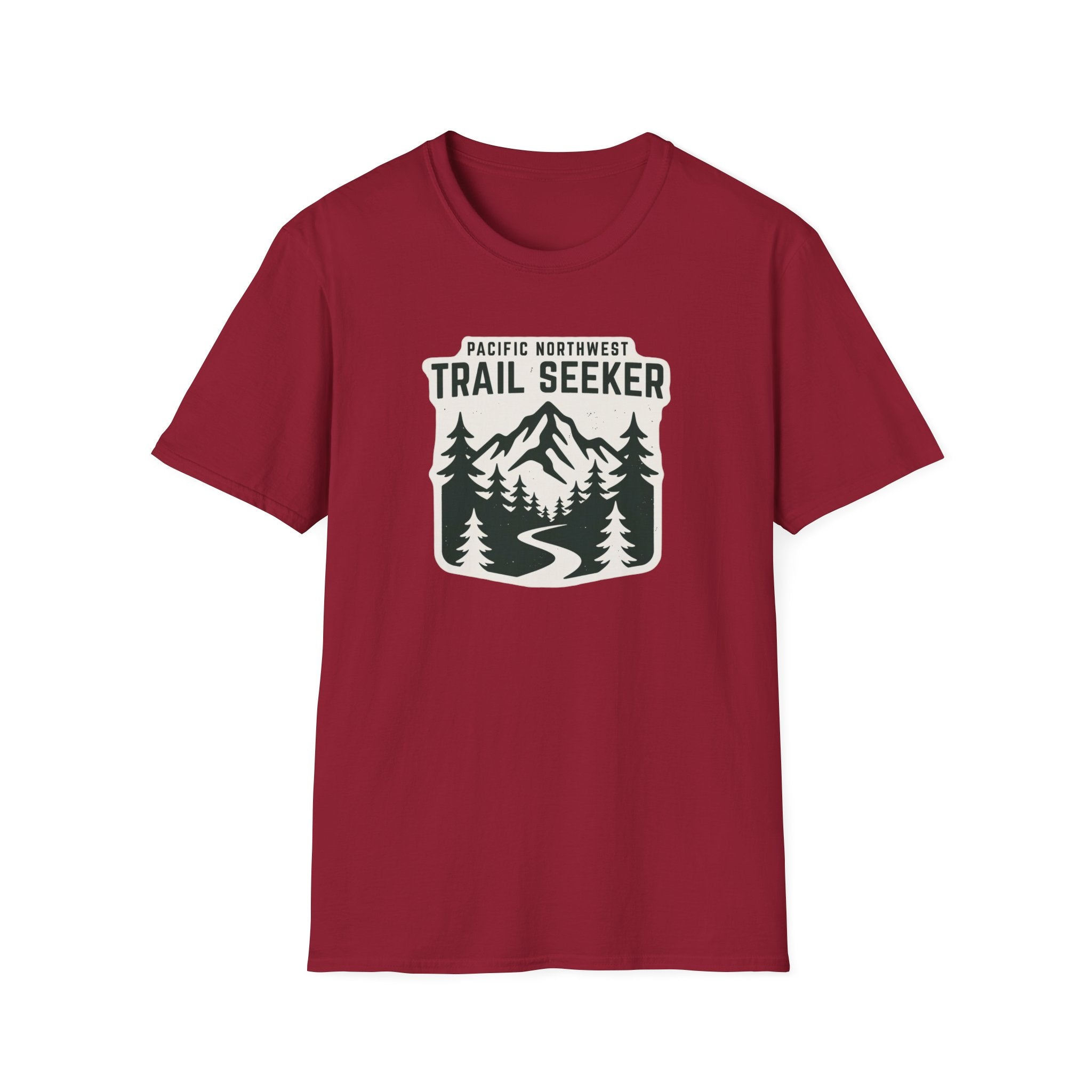 Trail Seeker Mountain Design T-Shirt | Pacific Northwest Hiking Shirt