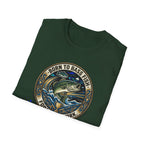 Born to Bass Fish graphic T-Shirt | Fishing Lure Illustration
