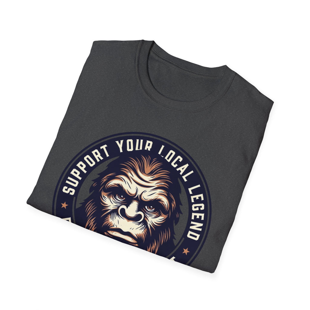 Support Your Local Legend Bigfoot T-Shirt | Pacific Northwest Sasquatch Tee