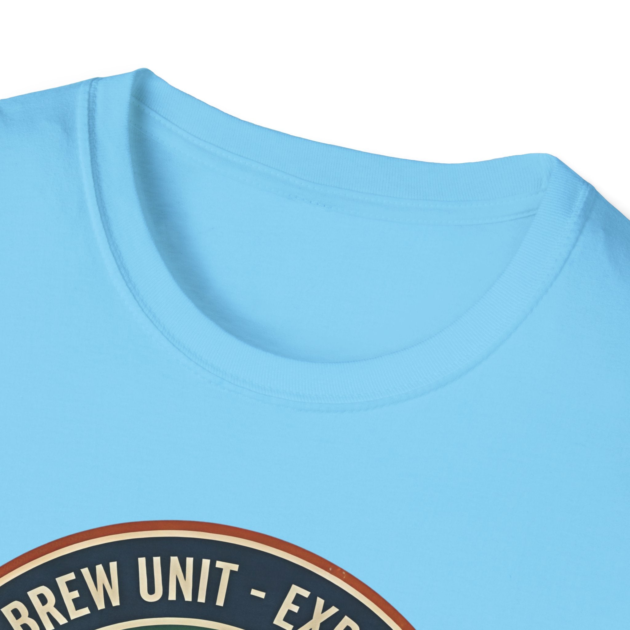 Stayed for the Coffee mountain camping badge T-Shirt | coffee hiking logo