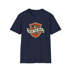 Seek The Wild emblem T-shirt | outdoor adventure badge design