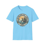 Just One More Cast Fishing T-Shirt | Retro Sunset Angler Design