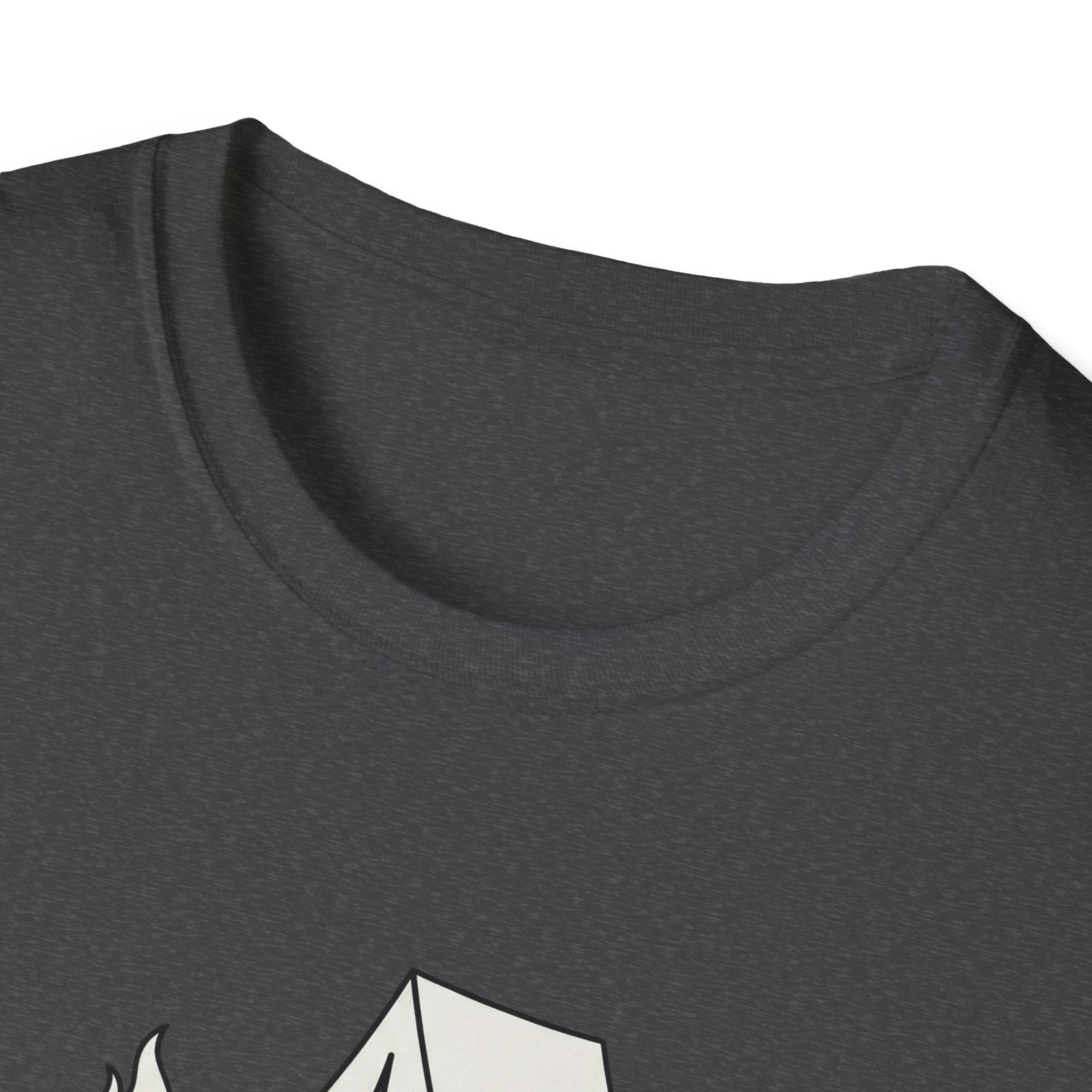 Guess Ill Stay camping tee | Tent and campfire graphic T-Shirt