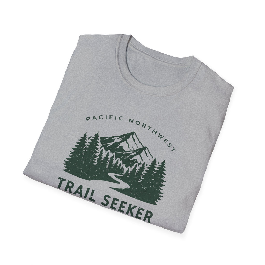 Trail Seeker Mountain Graphic T-Shirt | Pacific Northwest Hiking Tee