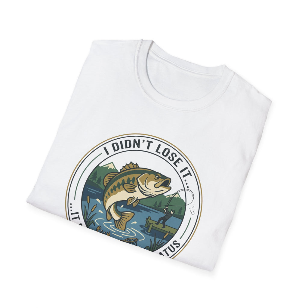 I Didnt Lose It I Escaped Legend Status T-Shirt | Bass Fishing Graphic