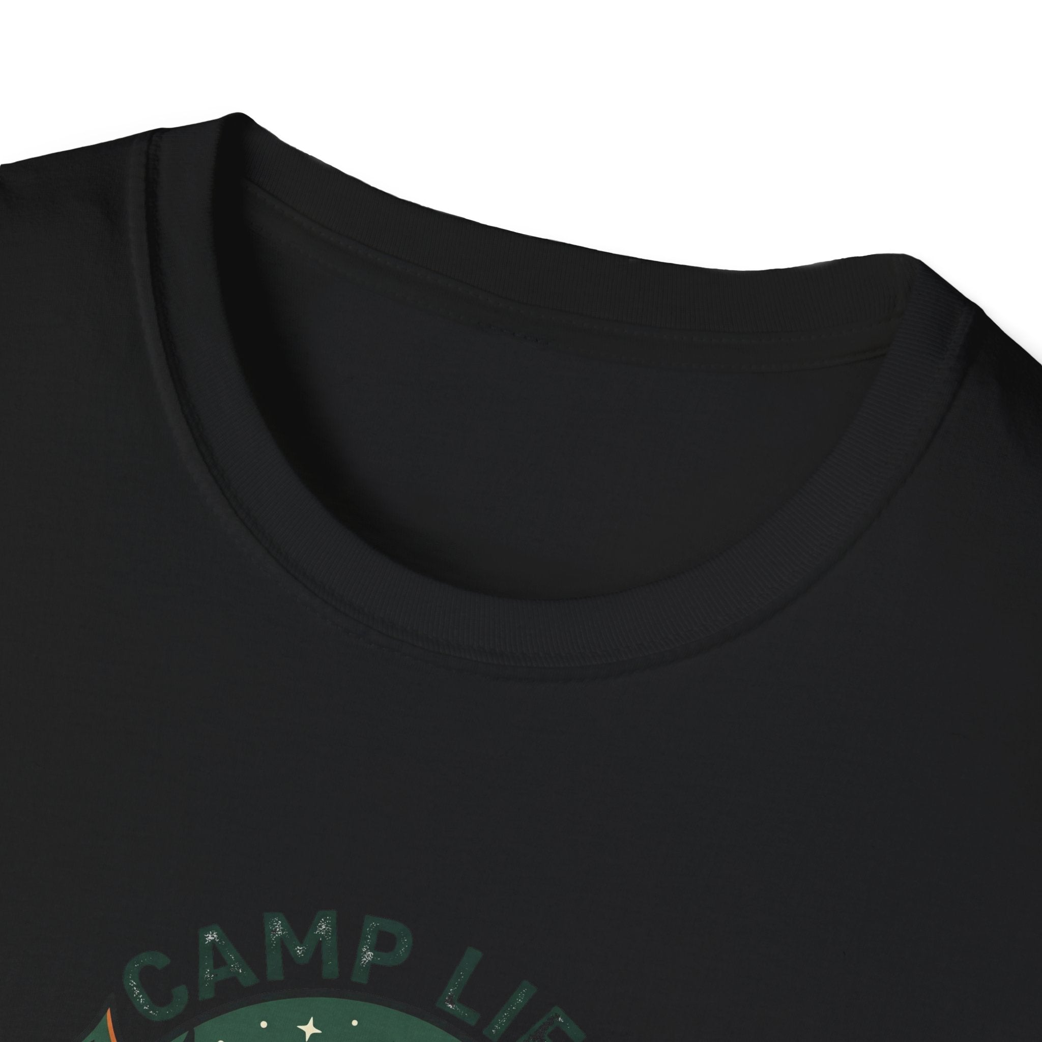 Camp Life tent campfire graphic T-Shirt | camping outdoors nature