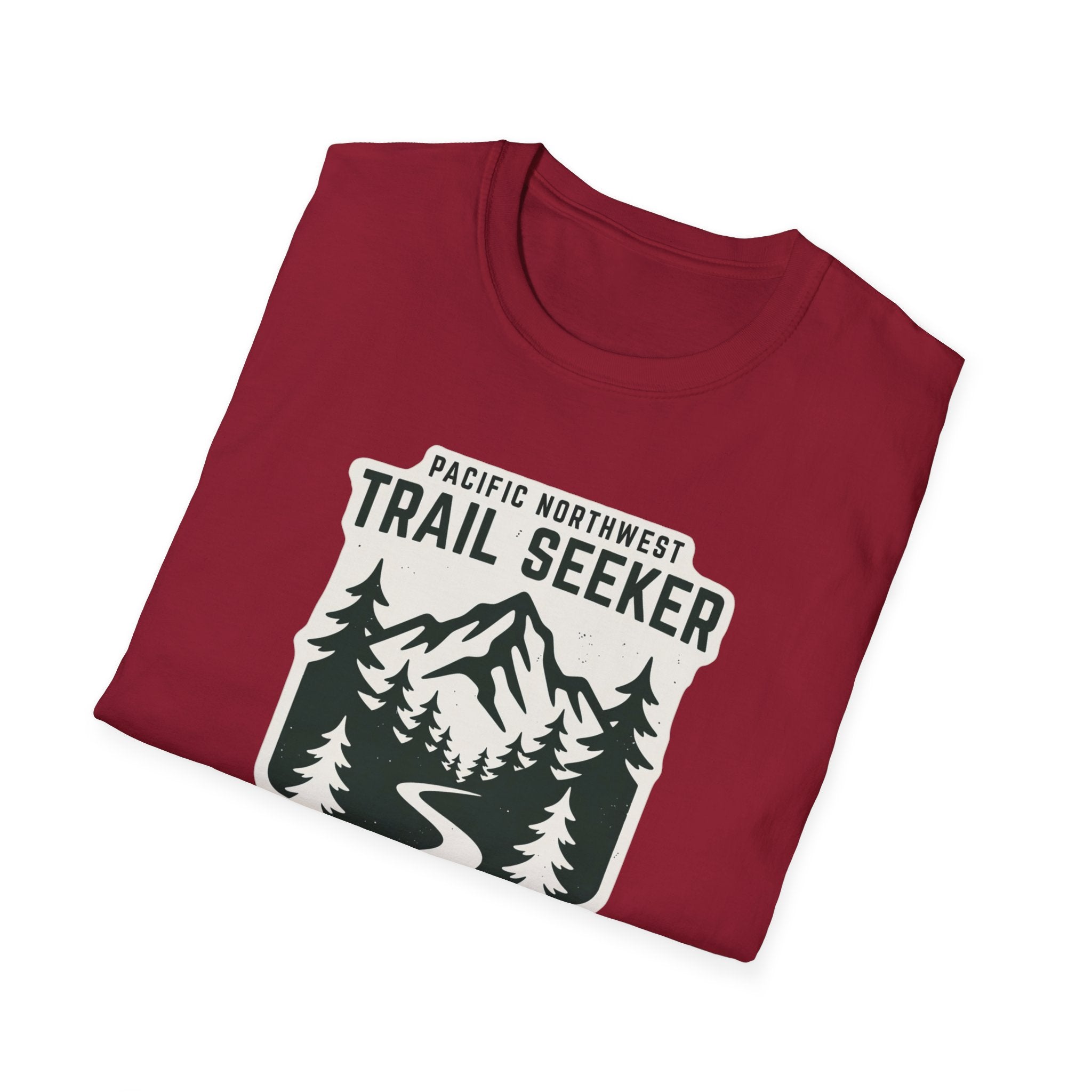 Trail Seeker Mountain Design T-Shirt | Pacific Northwest Hiking Shirt
