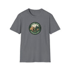 Camp Life Tent and Trees T-Shirt | Retro Outdoors Camper Badge