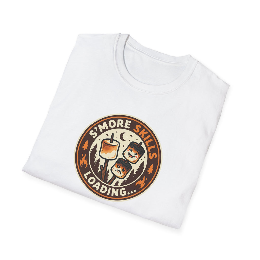 S'more Skills Loading T-Shirt | Camping Marshmallow Graphic Tee