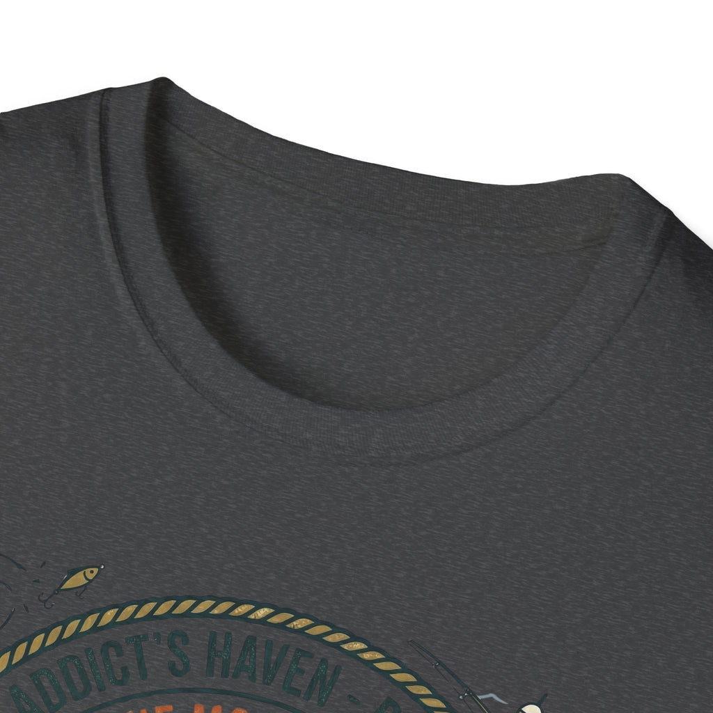 My Therapy Is Buying Tackle Fishing T-Shirt | Fishing Rod Reel Bait Angler Tee