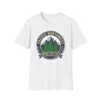 Pacific Northwest Mountain Pines T-Shirt | Upper Left USA graphic