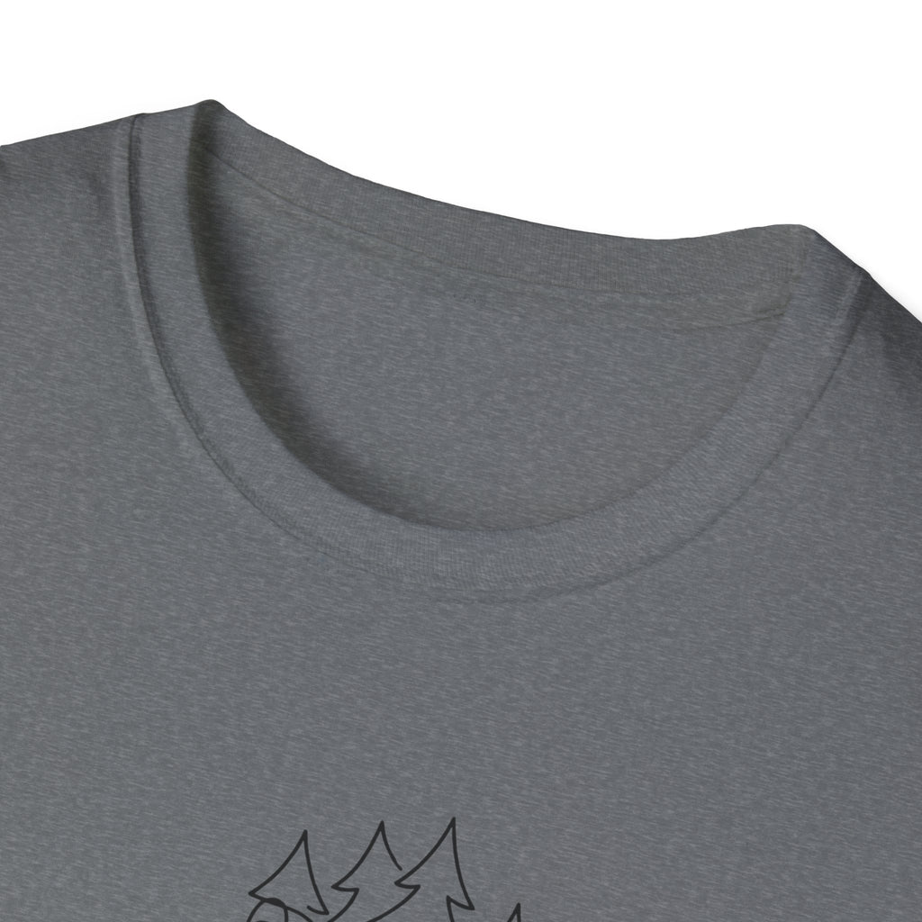 Professional Camper T-Shirt | Minimal Line Art Camping Design