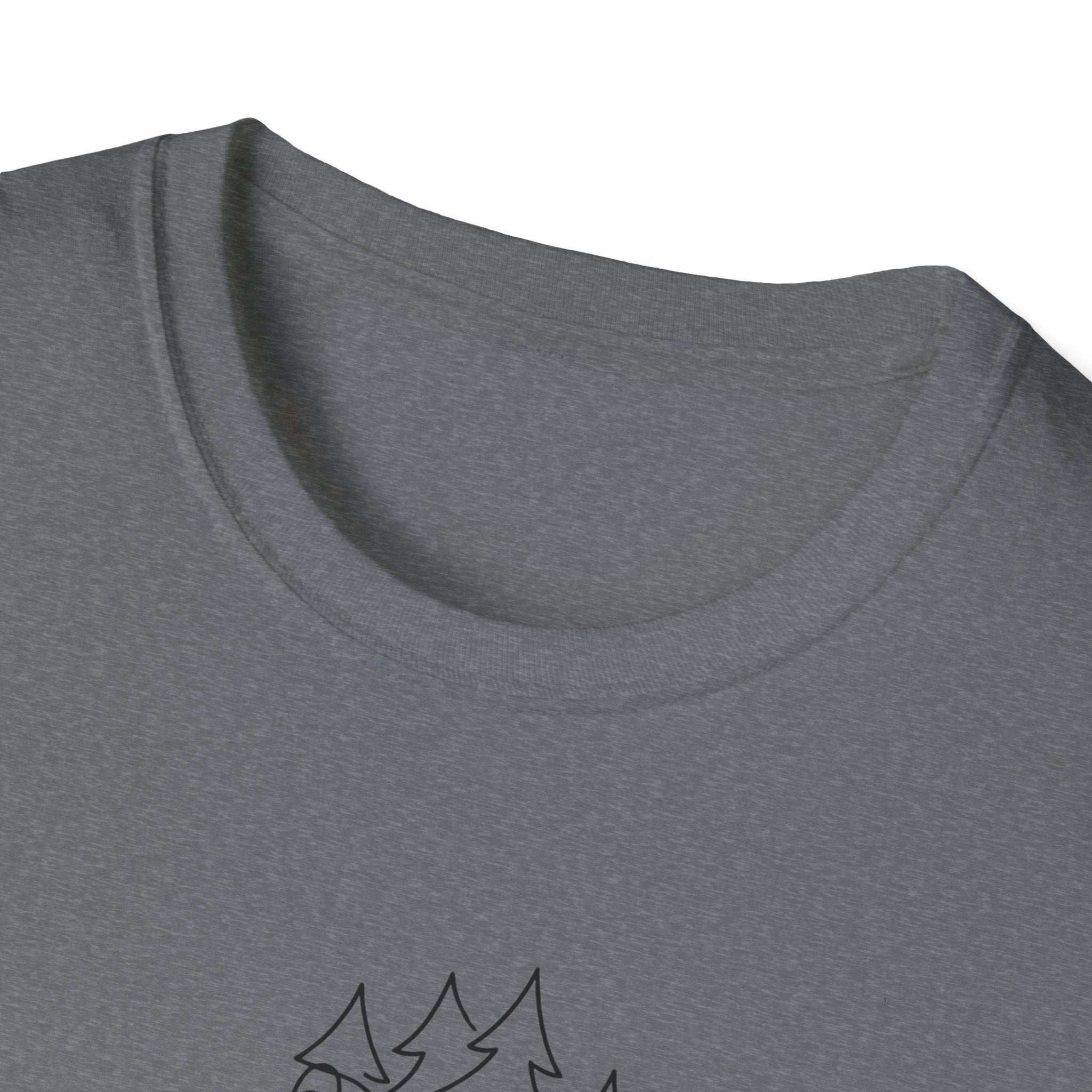 Professional Camper T-Shirt | Minimal Line Art Camping Design