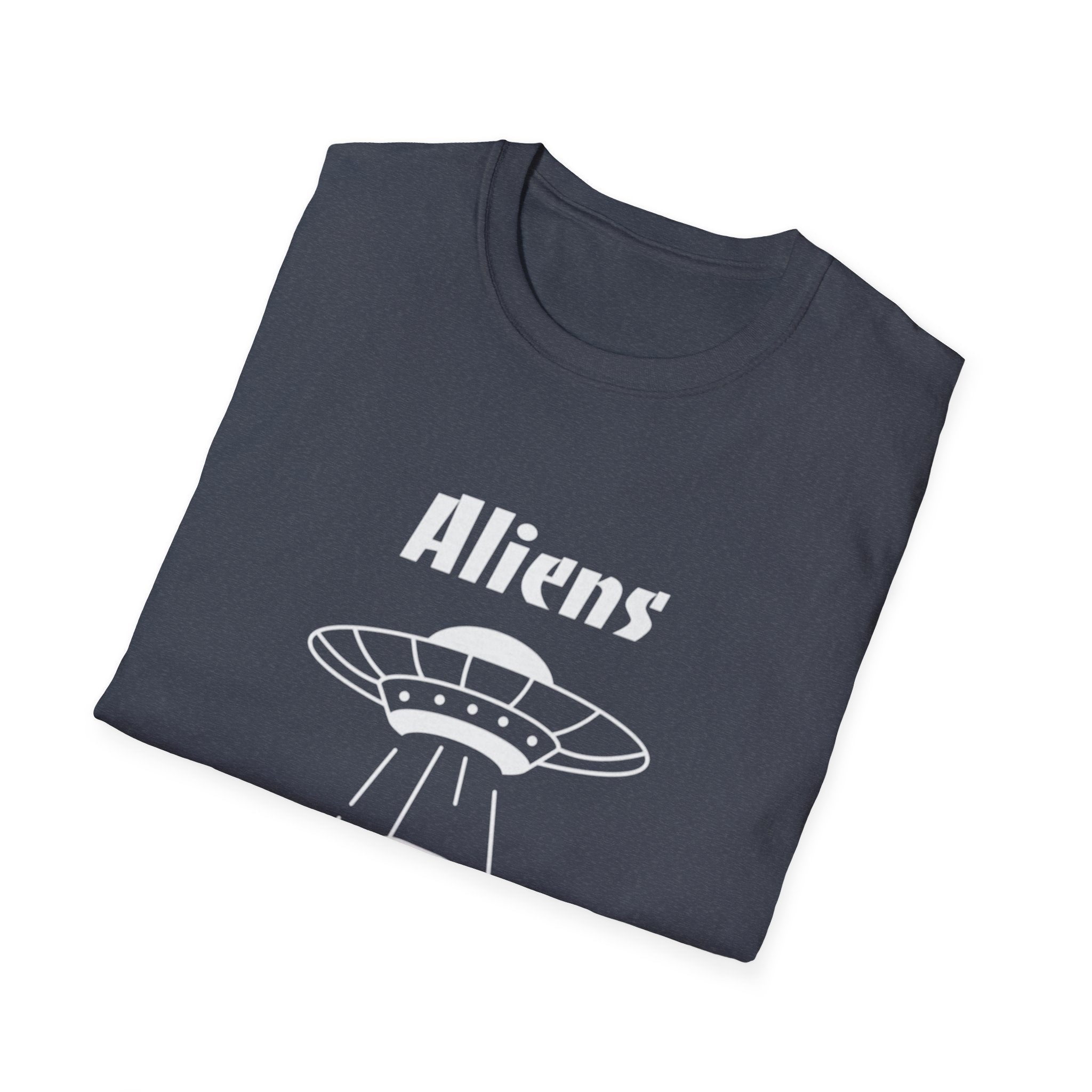 Aliens Exist T-Shirt | UFO Cow Abduction Graphic