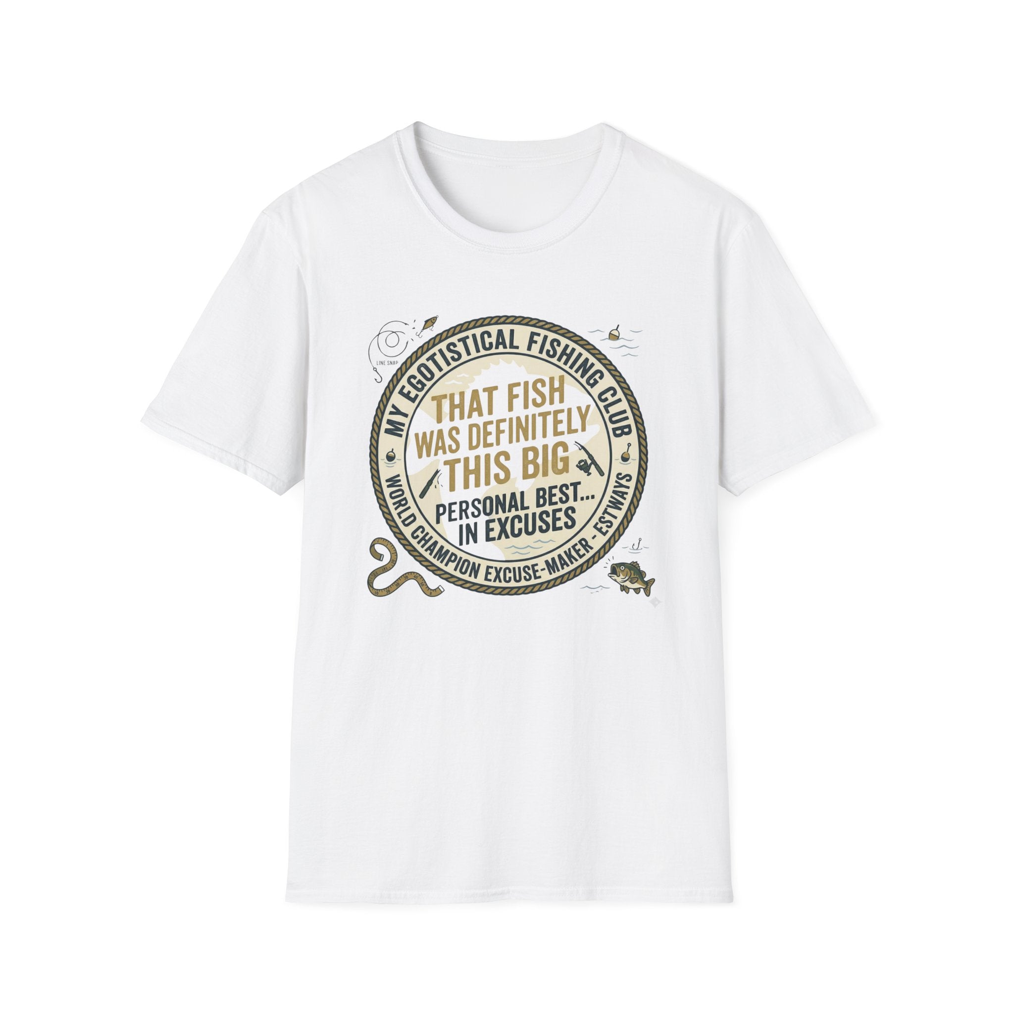That Fish Was Definitely This Big T-Shirt | Fishing Humor Tee