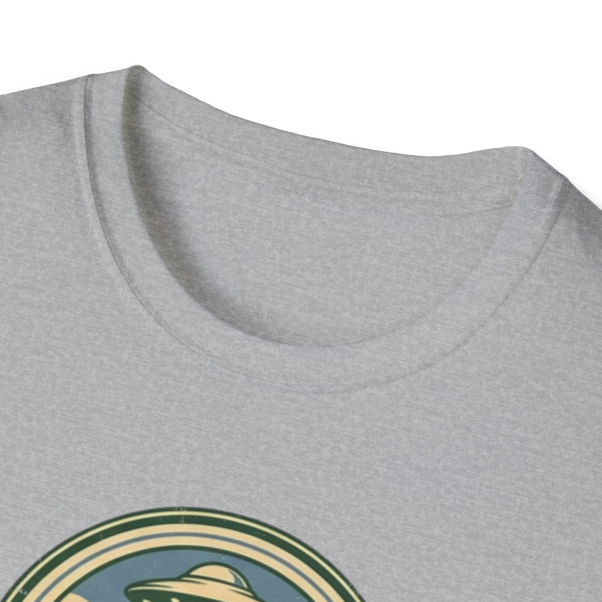 Aliens Prefer Our Campfire Spots T-Shirt | UFO Camping Badge Graphic