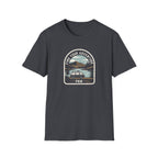 Mountain Lake Vista T-Shirt | Retro Scenic Nature Tee