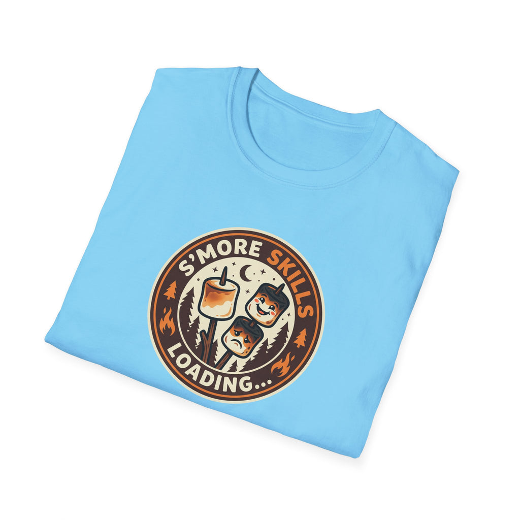S'more Skills Loading T-Shirt | Camping Marshmallow Graphic Tee