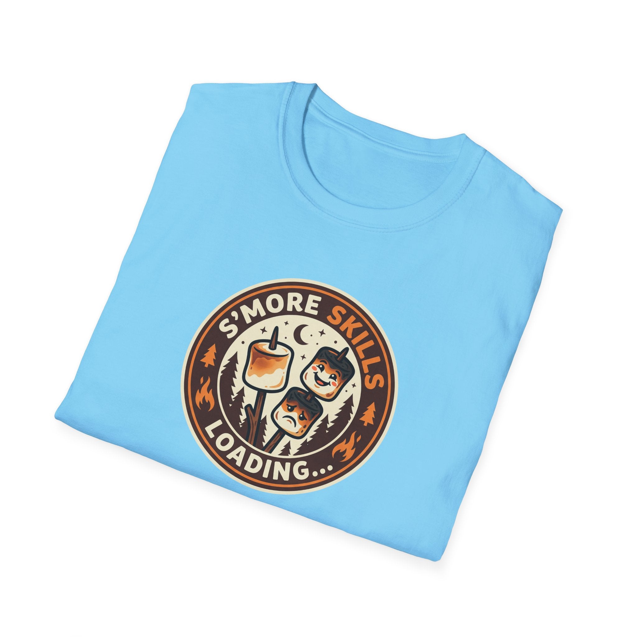 S'more Skills Loading T-Shirt | Camping Marshmallow Graphic Tee